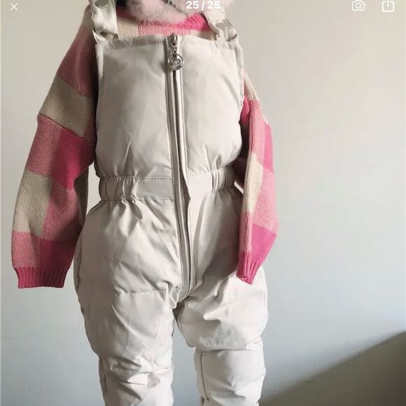 New very warm down snowsuit toddler 18-24 mo. - Picture 11 of 13